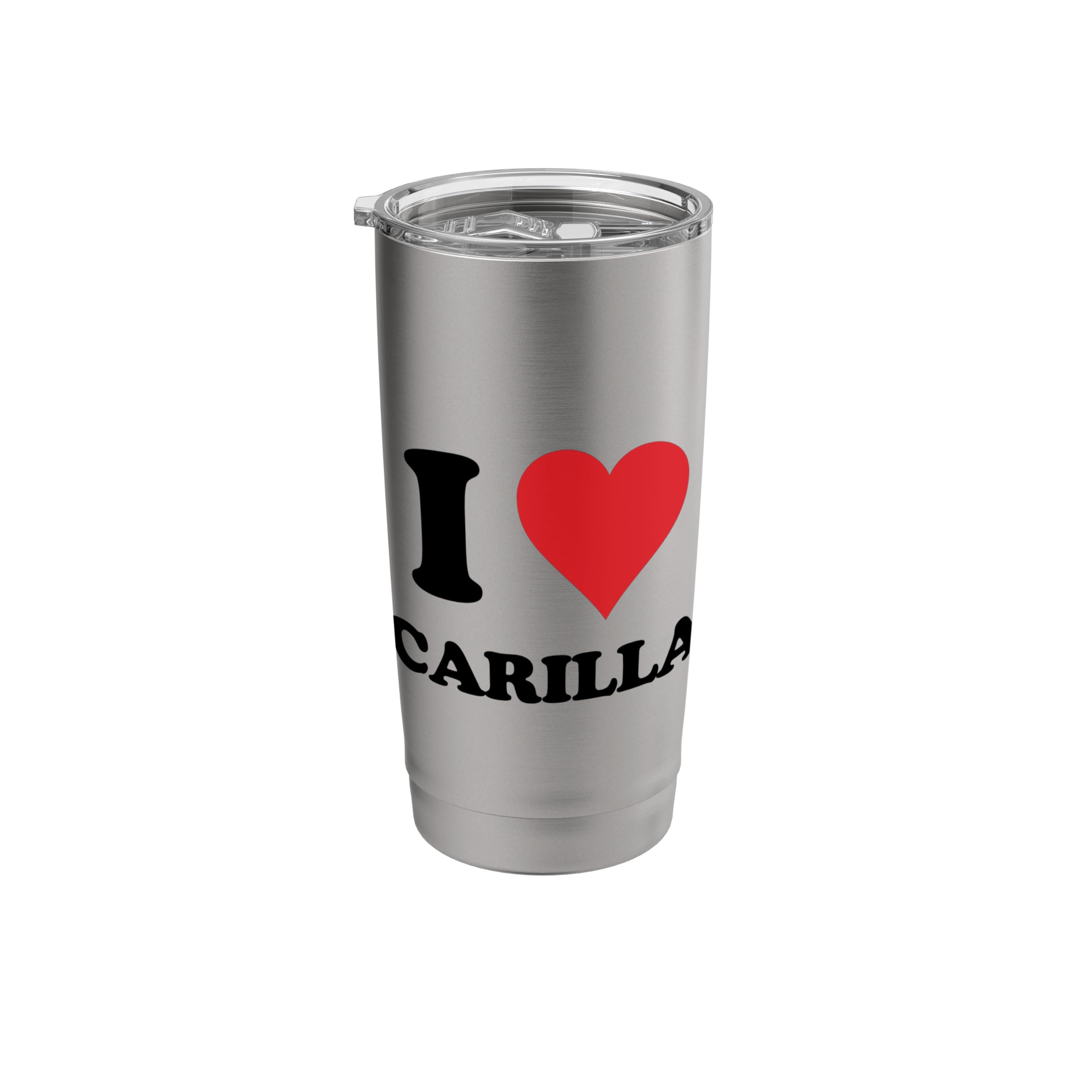 I Heart Carilla First Name I Love Personalized Stuff Stainless Steel Insulated Tumbler