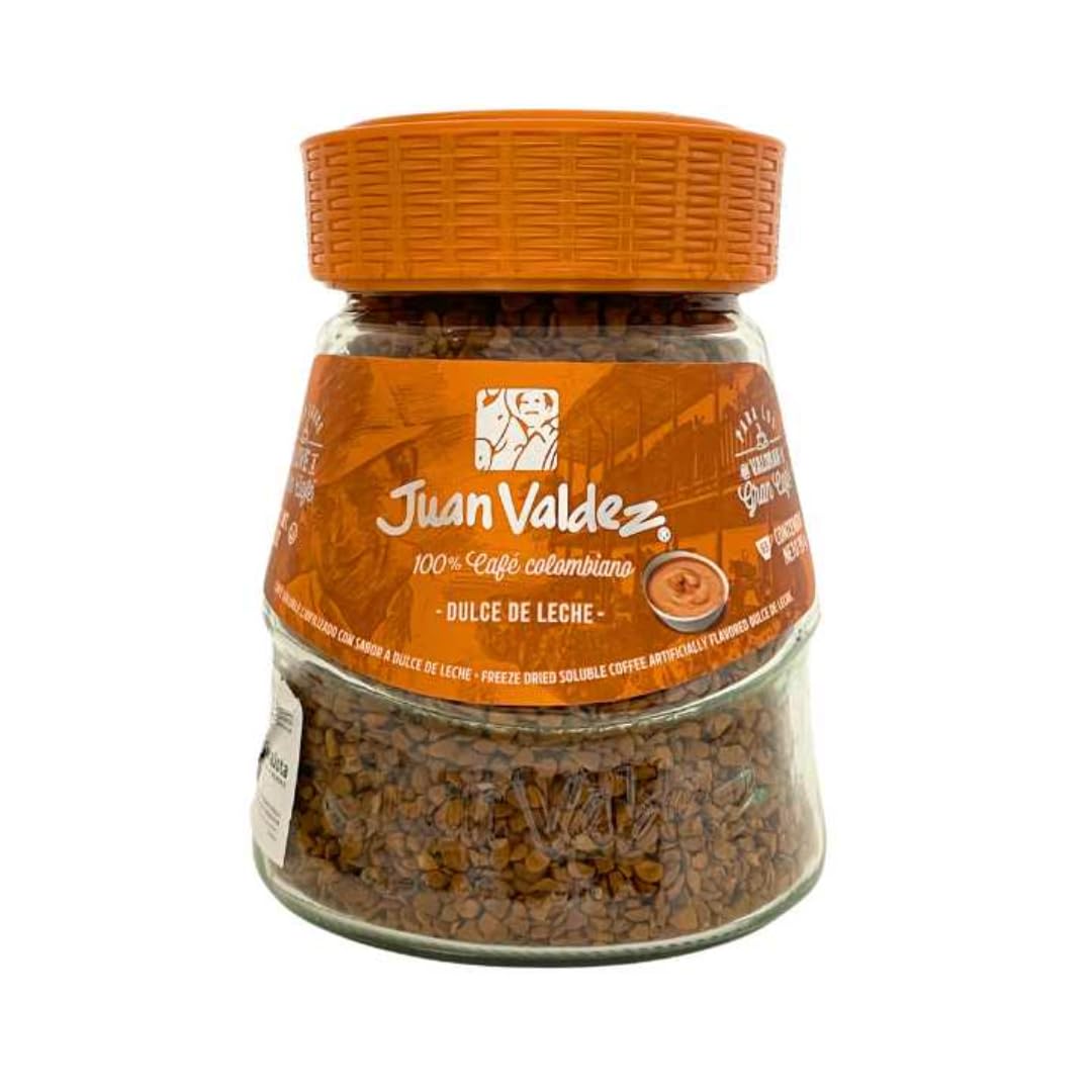 Wondermarket. Degustación Café Colombiano Liofilizado J. Valdez Colombiano Café Soluble Sabores Dulce de Leche Avellana Original y Descafeinado