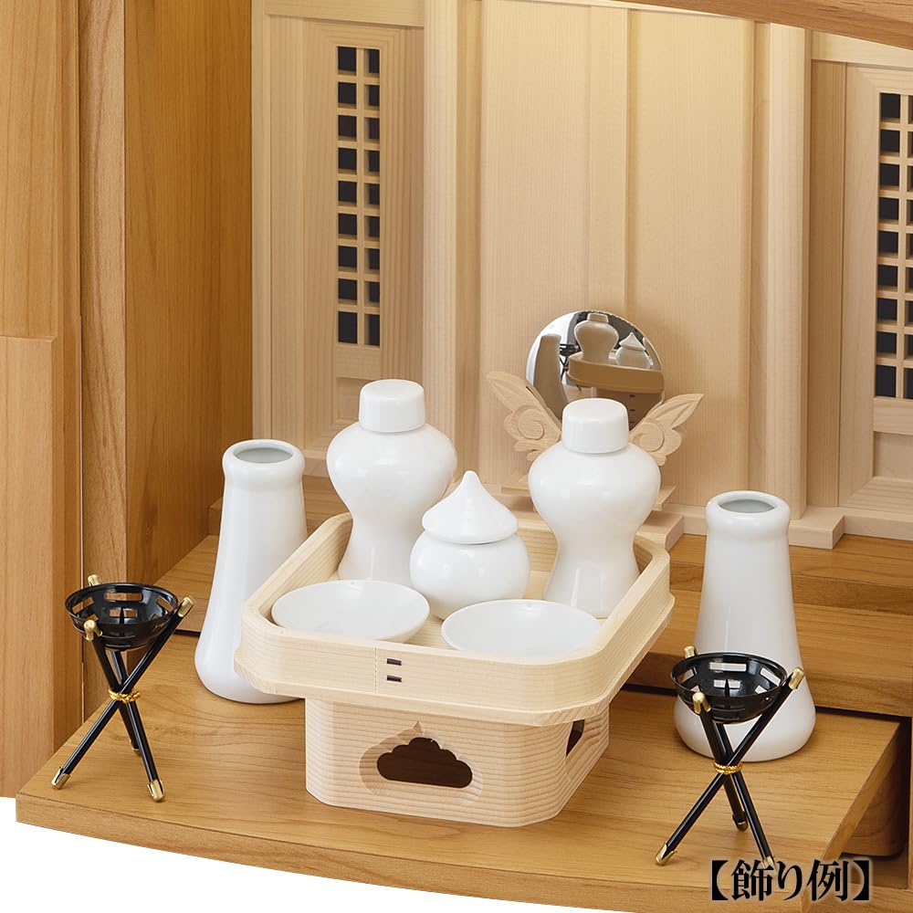 Amazon｜仏壇屋 滝田商店 遠山三宝 4寸(巾12cm×高さ6.5cm)◇木製三宝