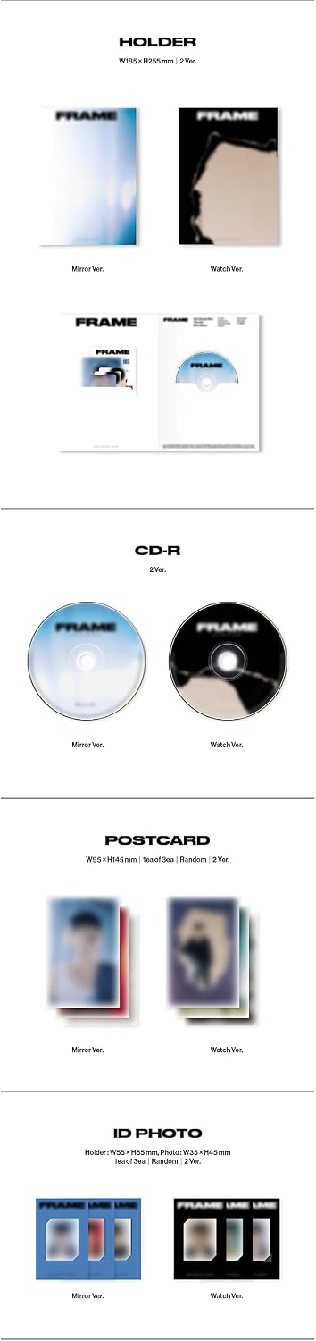 HAN SEUNG WOO - FRAME (3rd Mini Album) CD+Folded Poster (2 ver. SET, + 2 Folded Posters)