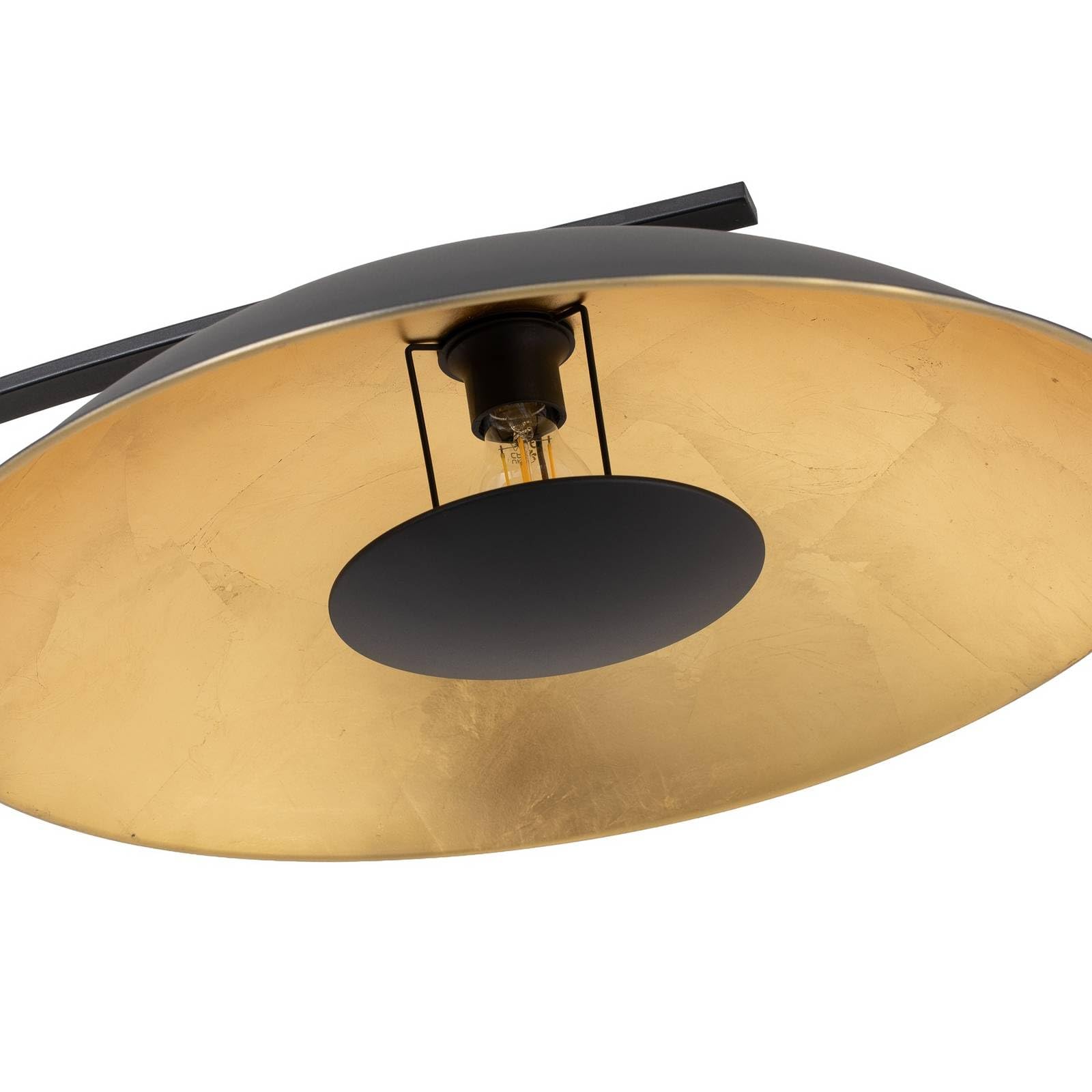 Lindby Lámpara de pie Emilienne (Moderno) en Negro hecho Metal e.o. para Salón & Comedor (1 llama, E27) lámpara arco