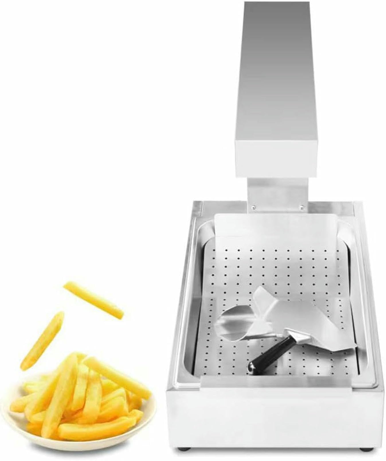 Lampe chauffante en acier inoxydable de buffet pour friture croustillante