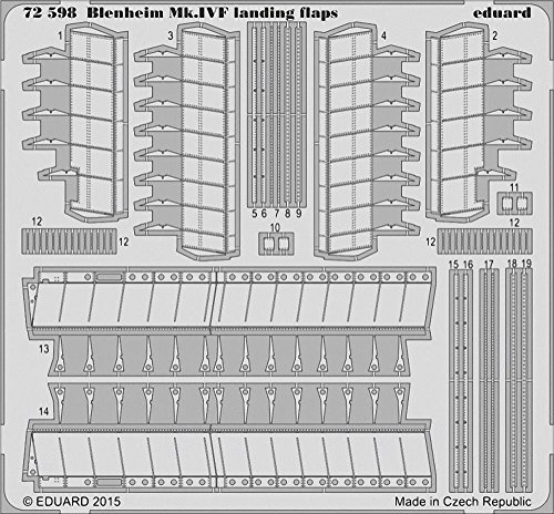 Blenheim MK.IVF Landing Flaps 1:72 Eduard | Corriger le manque de détails