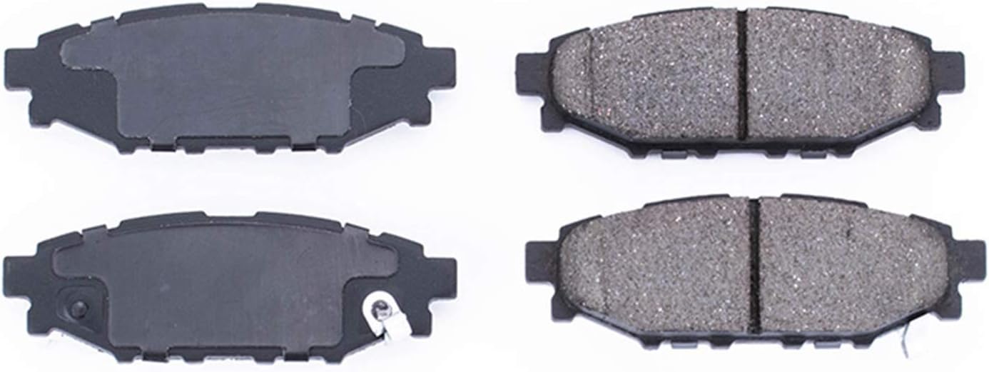 PowerStop Rear Brake Pads For Subaru BRZ 2013-16 |Crosstrek 2016-23 |Forester 2009-18 |Impreza 2008-24 |Legacy 2005-14 |Subaru Outback 2005-14 - Z16 Ceramic Brake Pads Replacement, 16-1114