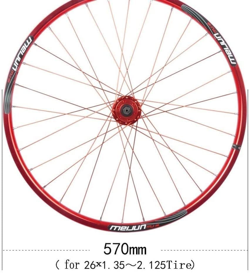 Amazon.co.jp: ホイールセット 26 インチ二重壁合金リム、MTB