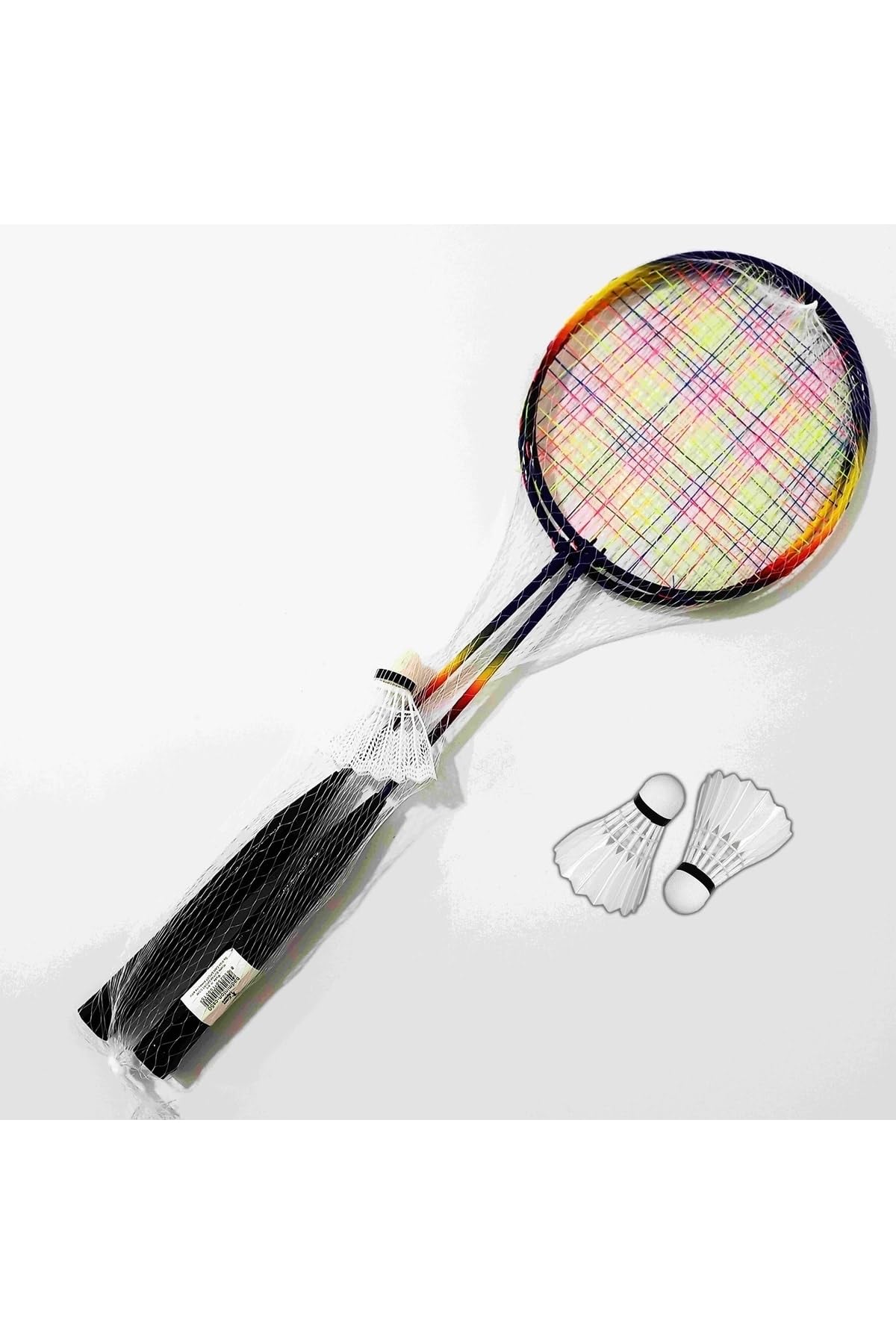 Nasya Badminton Seti - 2 Raket ve 3 Top - Dayanıklı ve Hafif Tasarım