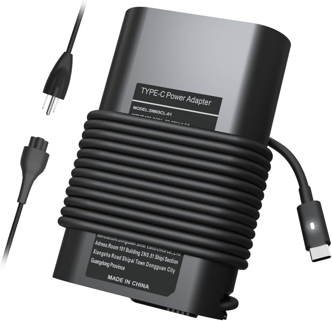 Nivjuky 100W USB C Car Charger Compatible With Dell Latitude 5420 5430 5440 5520 5530 5540 7420 7430 3340 XPS 9350 9500 9530 Precision 5550 3540 3541 3550 Chromebook Inspiron Vostro Laptop Power Cord