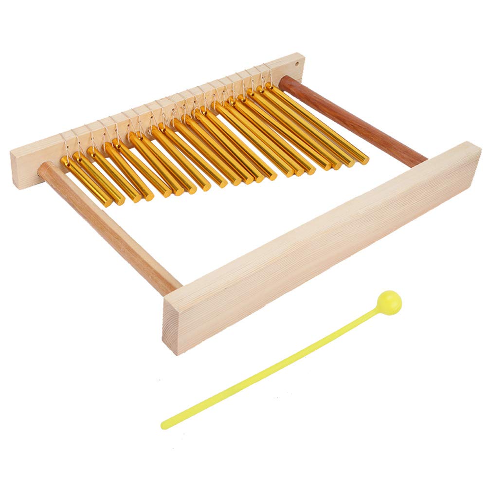 Campanelli da bar a singola da tavolo Campanelli eolici a 20 toni con martello per musica in classe Meditazione Yoga Strumento A Percussione
