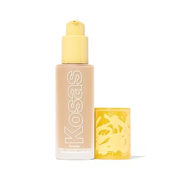 Kosas Revealer Liquid Foundation SPF 25 with Buildable Coverage, 100