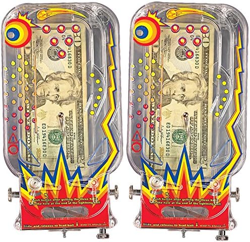 BILZ (Set/2) Retro Pinball Money Puzzle Gift Card Or Cash Brainteaser Challenge