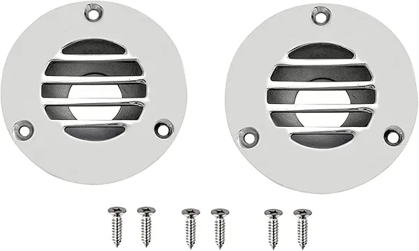1/2 Pack Marine Grade Stainless Steel 316 Cut Out Boat Floor Deck Drain Drainage Hardware Replacement Accessories for Boat Yacht Deck W/Screws
