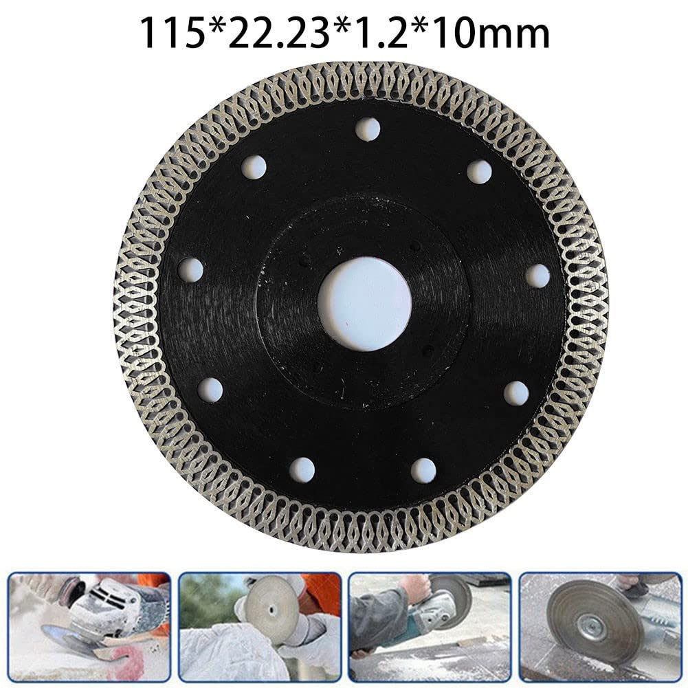 Ultracienkie diamentowe brzeszczoty ceramiczne 105 mm 115 125 Tarcza tnąca do zastosowań w elektronarzędziach na sucho i mokro(115mm)