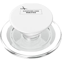 Coupons And Rebates Shopper Word Design PopSockets MagSafe PopGrip for iPhone