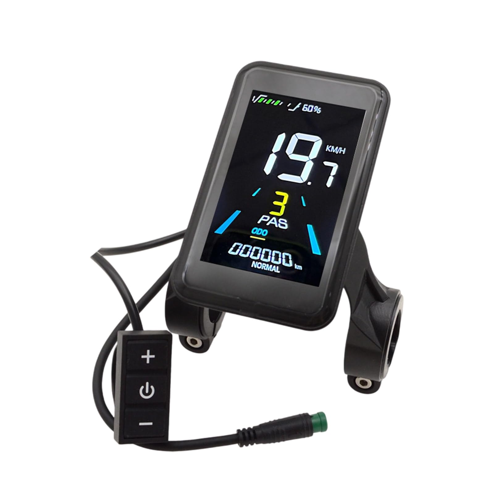 Écran LCD vélo électrique multifonction durable avec câble 5 broches - 8