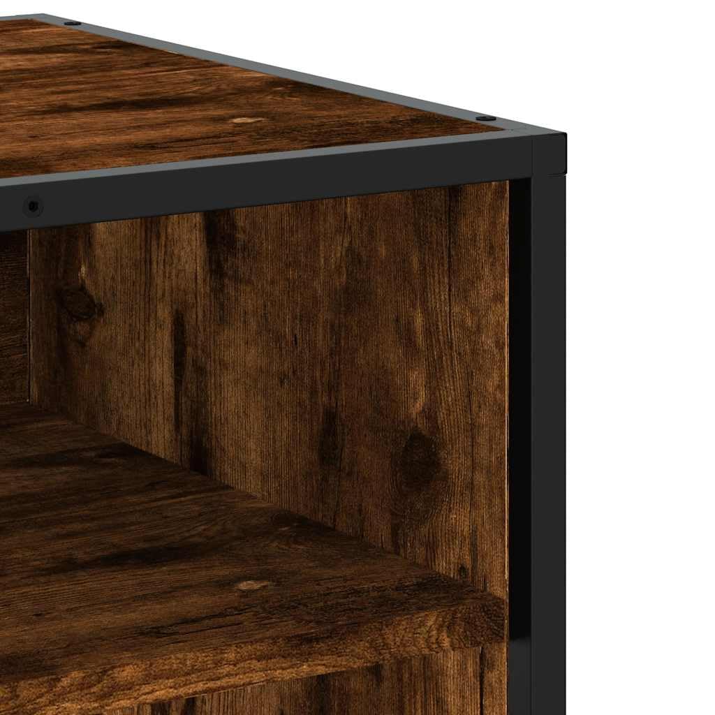 vidaXL Mobile Porta TV Rovere Fumo 180,5x40x46 cm in Legno Multistrato, Supporto TV, Mobile HiFi, consolle TV, credenza TV