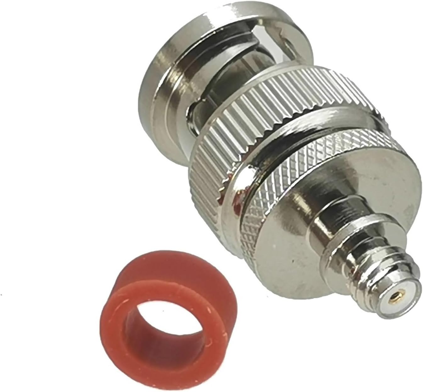 10Pcs Connector BNC Male Plug to Microdot L5 Female Jack O-Ring RF Adapter Coaxial