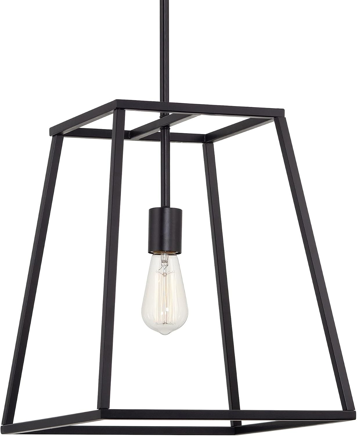 🔥 Kira Home Boston 16 1-Light Modern Farmhouse Lantern Pendant Light, Adjustable Industrial Hall Chandelier, Black Finish for Dining Room, Kitchen Island and Foyer Best Cyber Monday 🔥 Kira Home Boston 16 1-Light Modern Farmhouse Lantern Pendant Light, Adjustable Industrial Hall Chandelier, Black Finish for Dining Room, Kitchen Island and Foyer