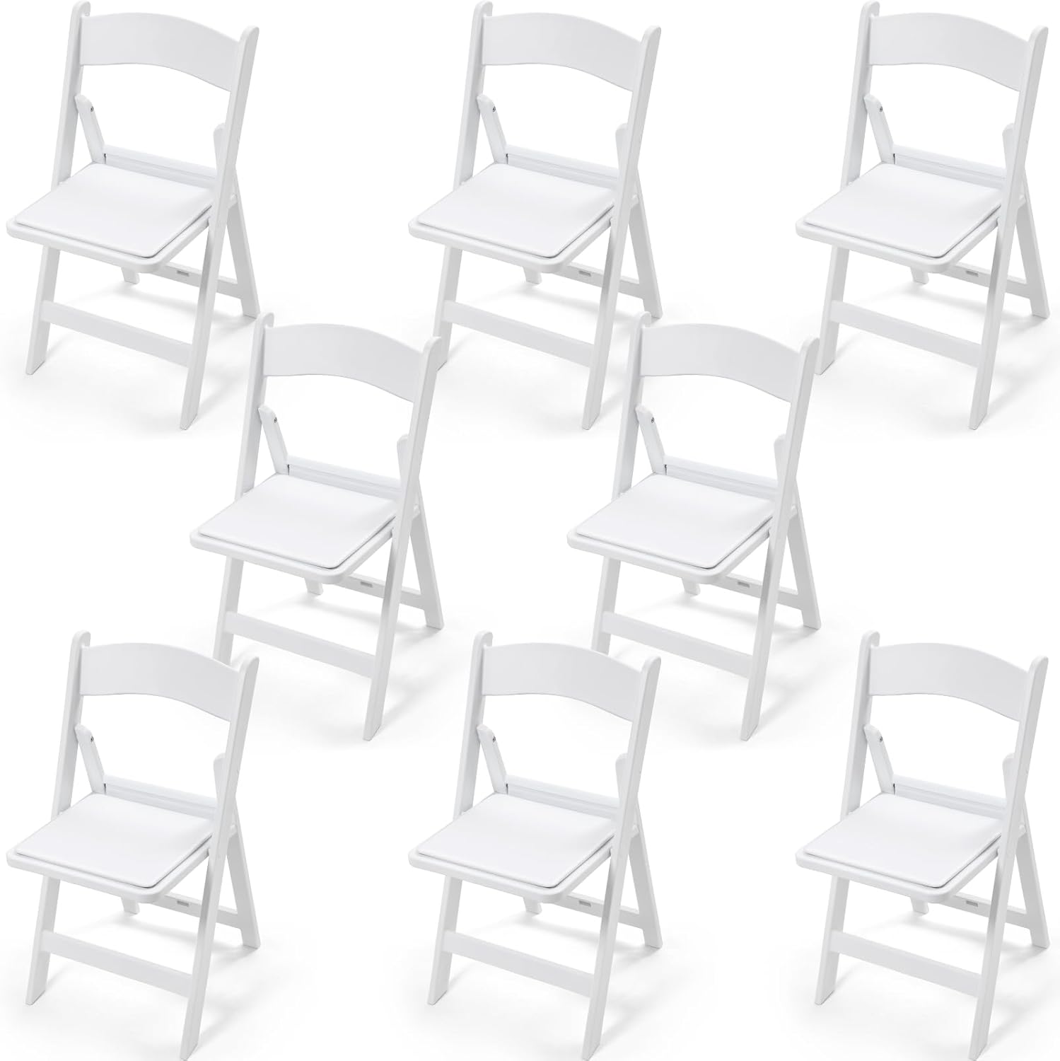 FairySandy Folding Chairs Plastic Folding Chair Comfortable