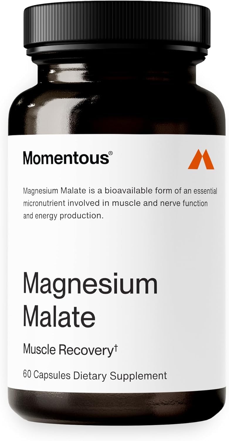 Magnesium Malate - NSF Certified for Sport - 30-Day Supply - 60 Capsules