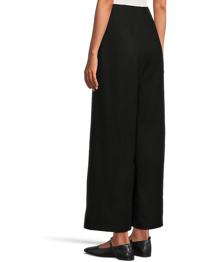 Eileen Fisher Petite Felted Wool Jersey Full Wide Pants - #3 of 5