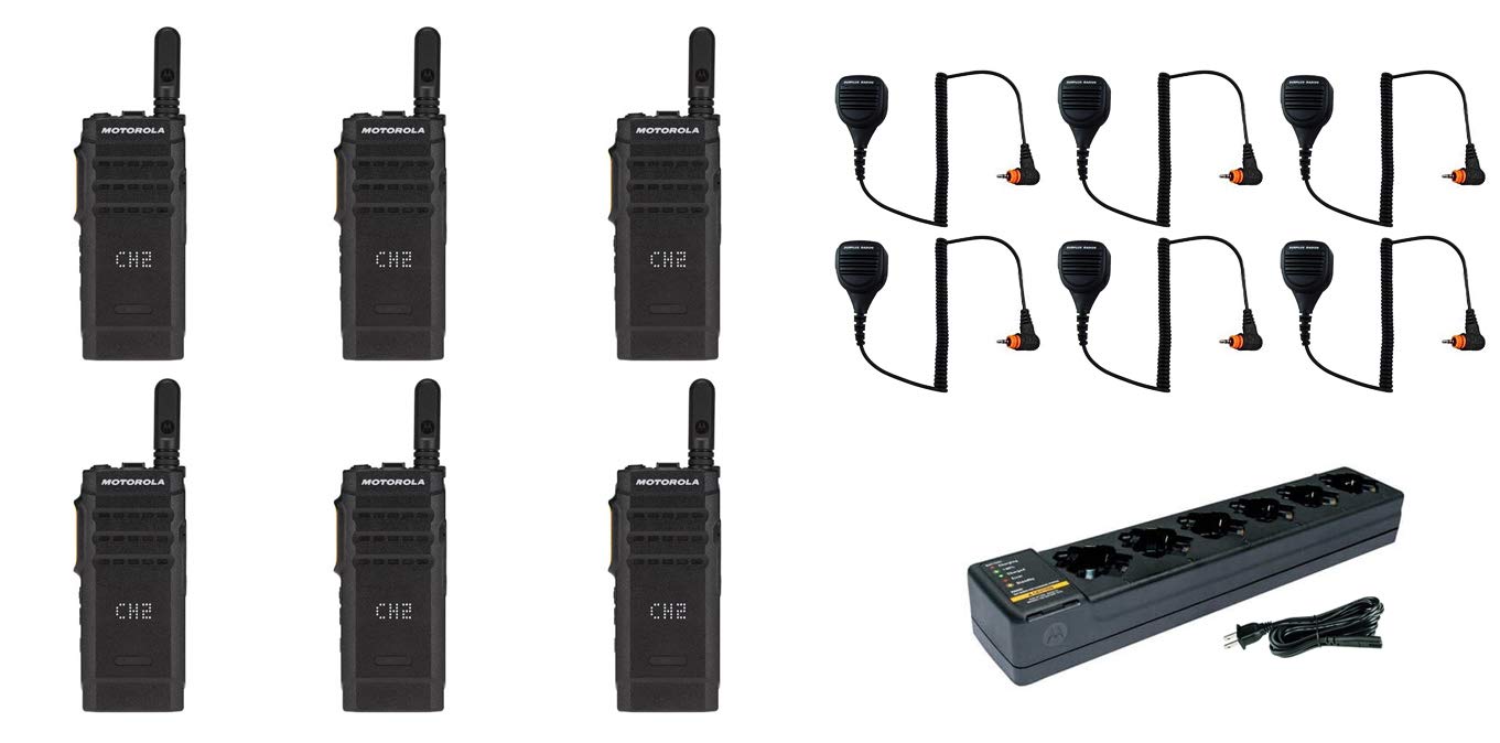 SL300-V-SC-99 VHF 136-174MHz 99 Channel 3 Watt Digital DMR Display Radio with M4013 Speaker Microphone and PMLN7101 Multi