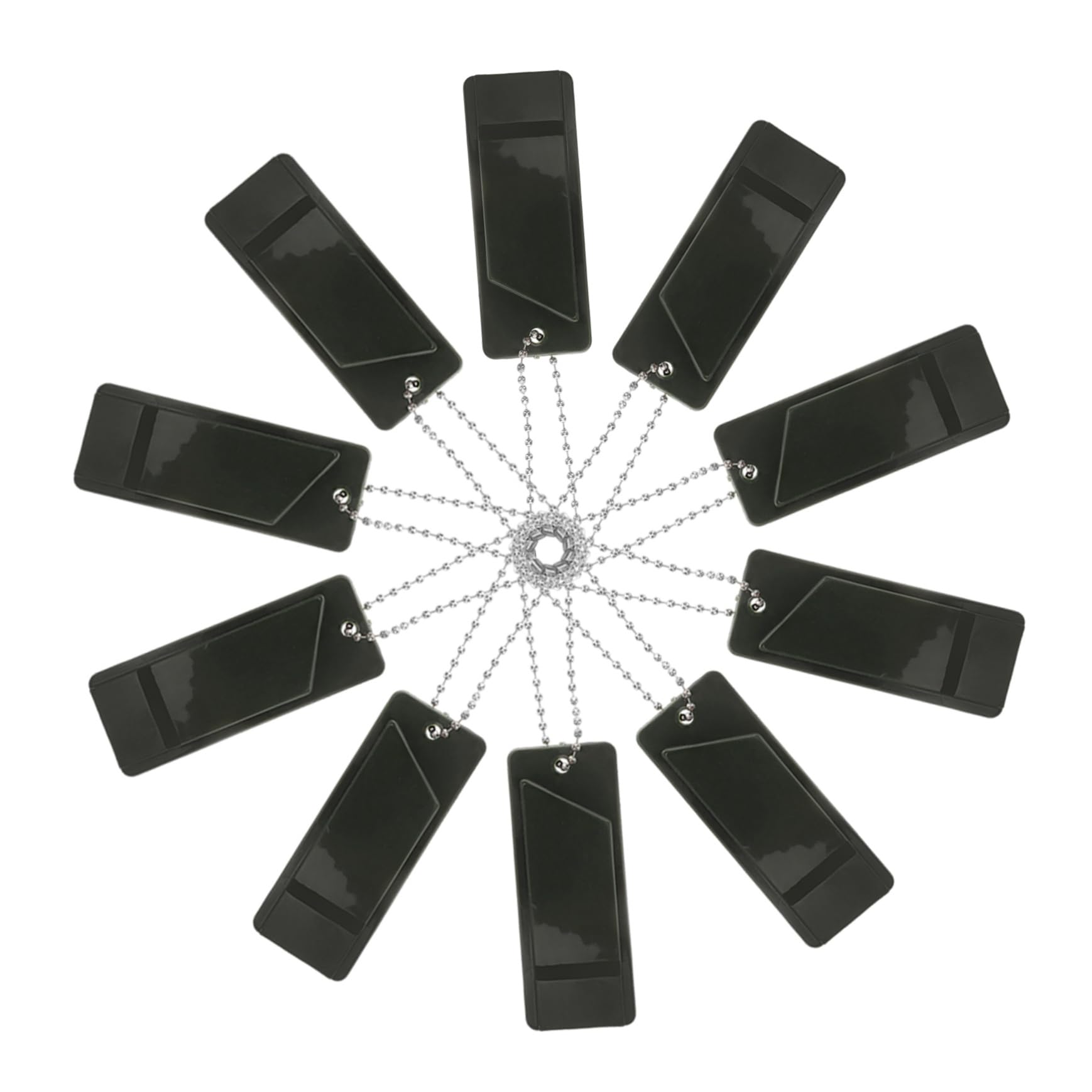 BESPORTBLE 10pcs Emergency Safety Whistles Loud Whistle for Boating Hiking Camping Rescue Outdoor Survival Signaling