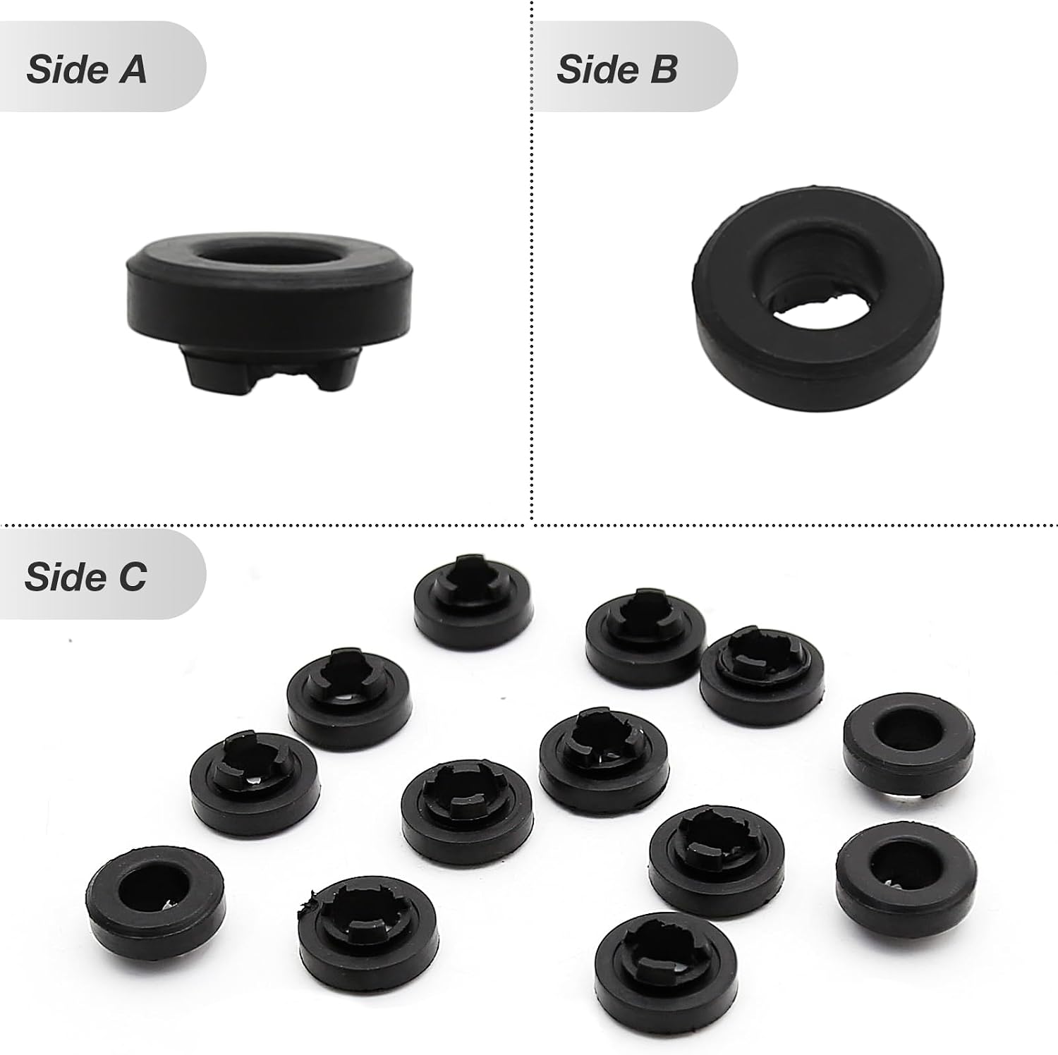 Saihisday VS50458R Engine Cylinder Valve Cover Gasket, Replacement for Jeep Cherokee 1996-2001 Grand Cherokee 1996-2001, Replaces 53020758 53020758AA 53020758AC