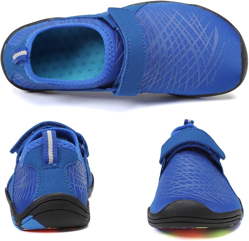  | Boys & Girls Water Shoes Lightweight Comfort Sole Easy Walking Athletic Slip on Aqua Sock(Toddler/Little Kid/Big Kid) | Water Shoes