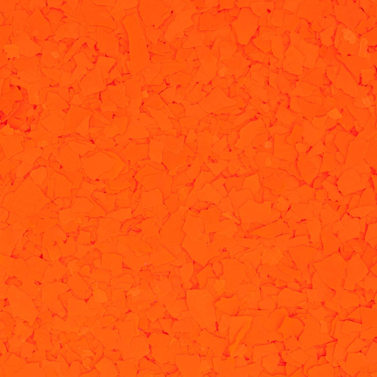 1/4" Blacklight Sensitive Neon Decorative Floor Coating Flakes for Epoxy Flooring - Vibrant UV Reactive Colors - Ideal for Garages, Basements, and More - 1 Pound (Neon Orange)