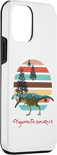 Vista 15 de iPhone XR Giganotosaurus Retro T rex prehistoric dinosaur Father's day Case