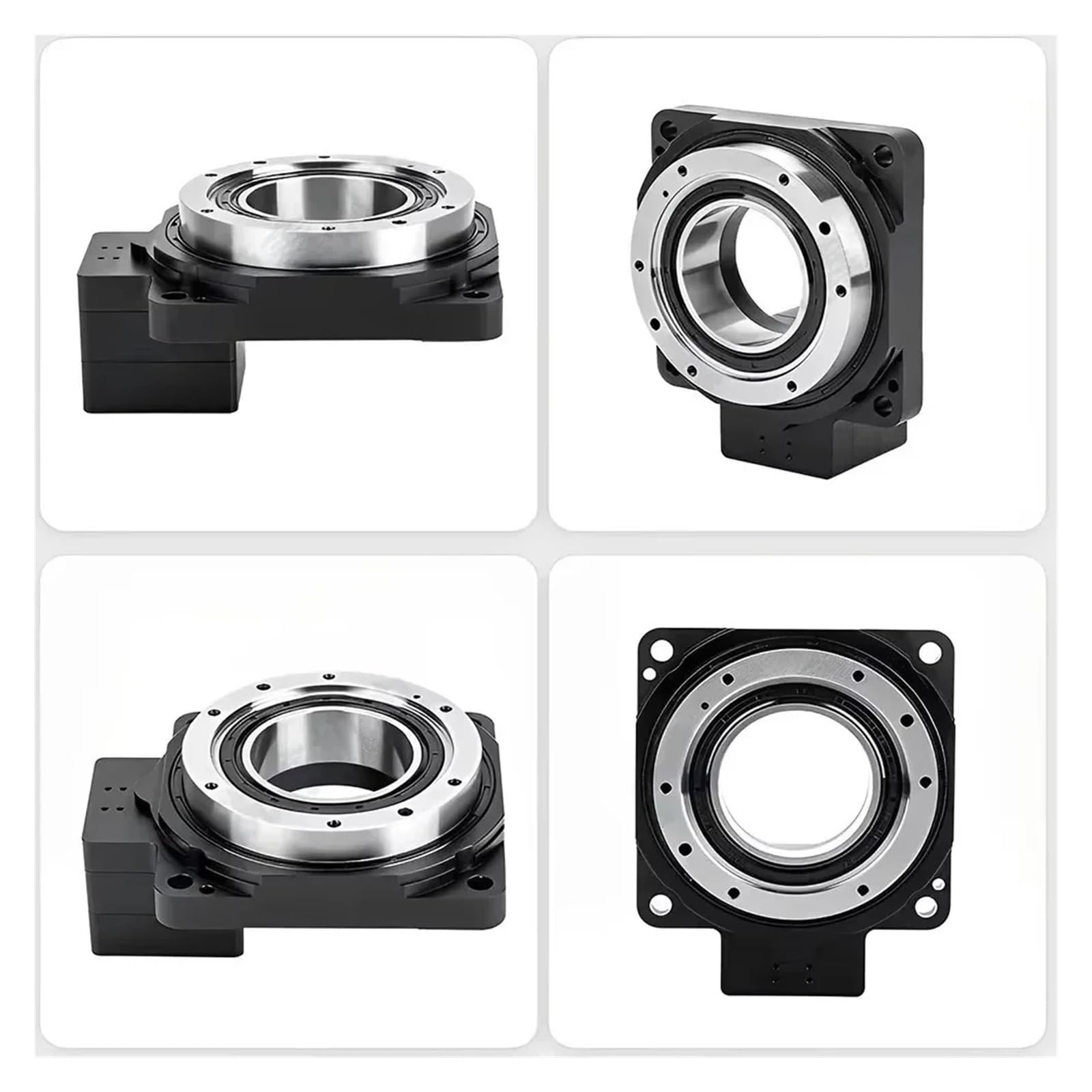 Attuatore rotativo Cavo, Piastra di indicizzazione Rotante Cava, tavola Girevole elettrica, tavola di Taglio Circolare a 4 Assi CNC (Rapporto di Ingresso da 5 a 1,11 mm)