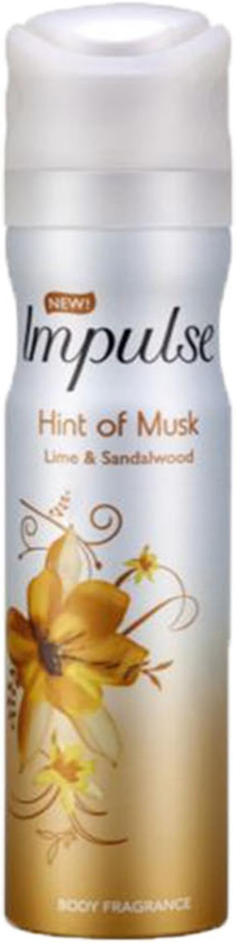 IMPULSE 75ml body spray/deo aerosol,3 X HINT MUSK