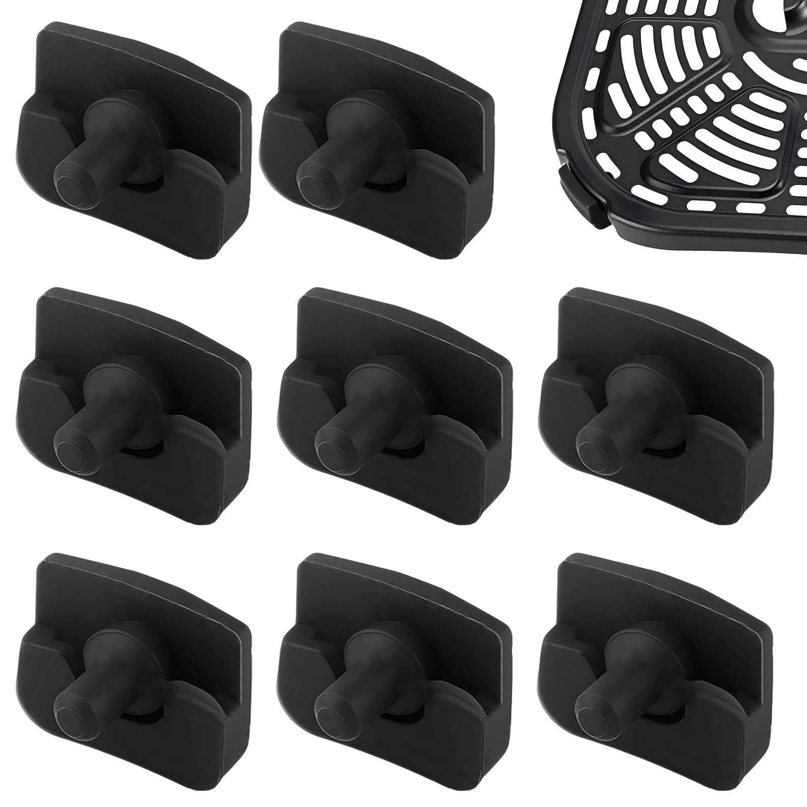 8PCS Accesorios para Freidora De Aire COSORI Dual Blaze 6,4L, Accesorios Airfryer Cosori Compatibles Air Fryer Rubber Feet, Protectores De Goma De Silicona Alimentaria Resistentes Al Calor