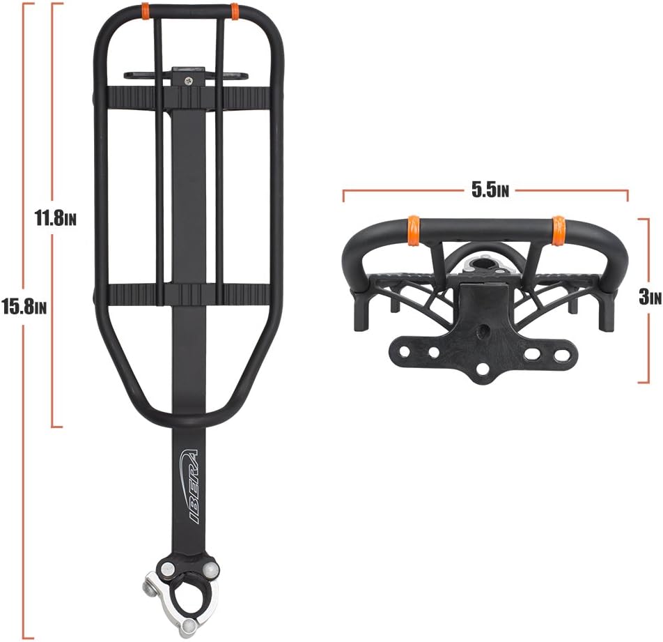 Ibera PakRak Mini Commuter Bicycle Carrier Rack : Bike Racks : Sports & Outdoors