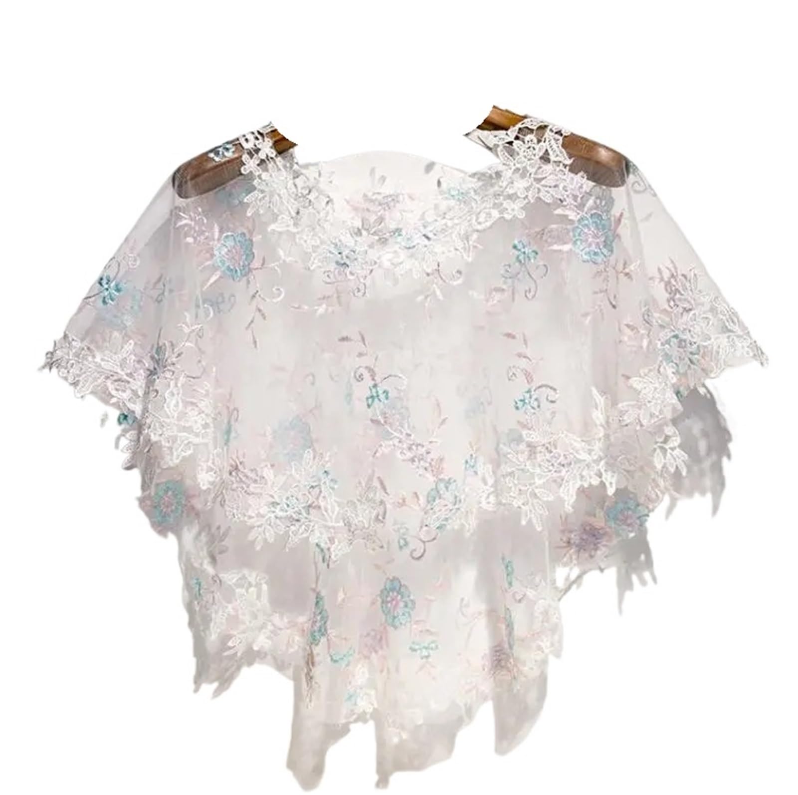 Cape châle en dentelle anti-UV pour mariage et soirées d'été