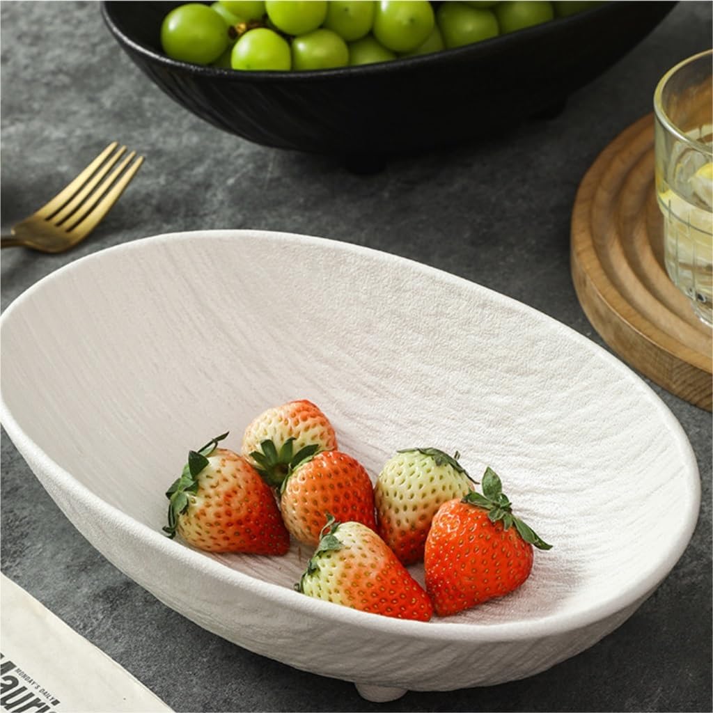 Taca Na Owoce Ceramiczny Talerz Owocowy Do Domu, Salon, Stolik Kawy, Talerz Owocowy, Talerz Na Słodycze, Koszyk Owocowy Do Kuchni(B)