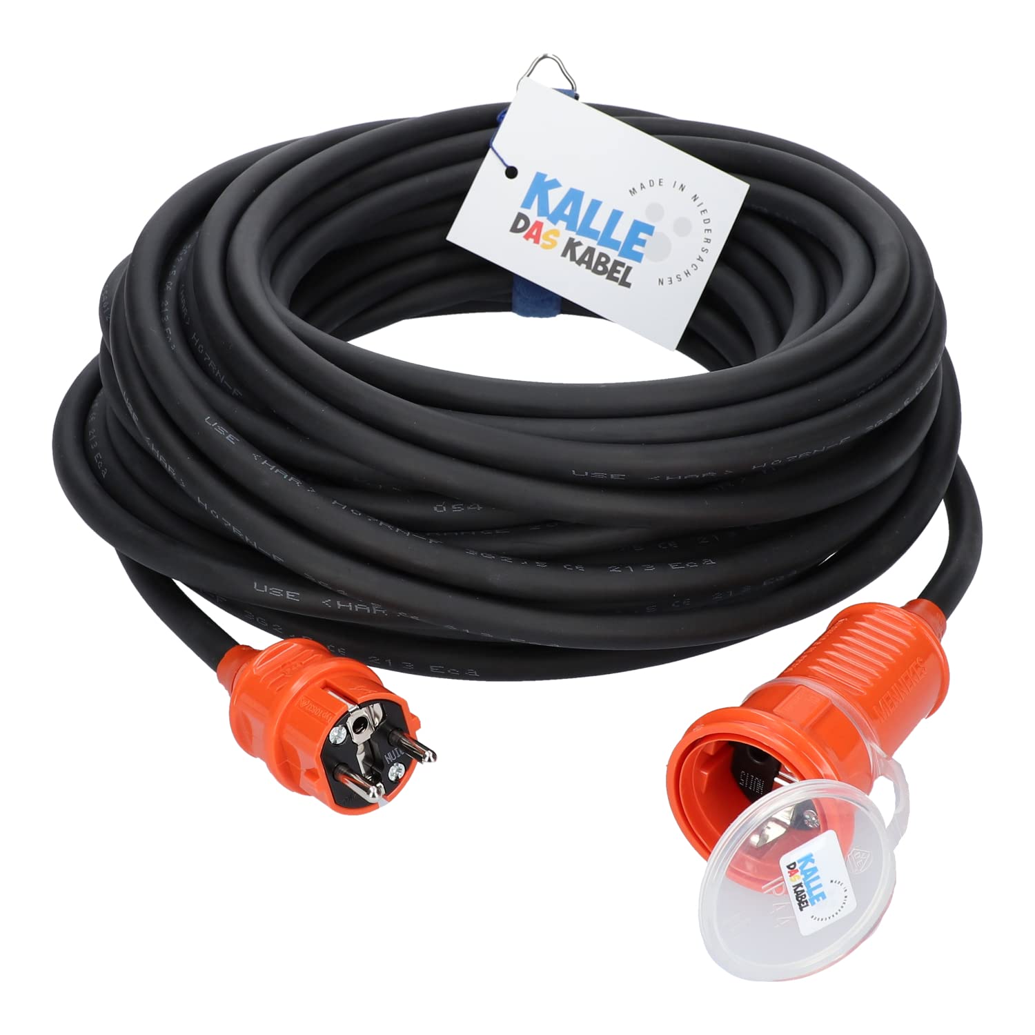Verlängerungskabel Kalle Classic Colour 3G 2,5mm² orange 25 Meter