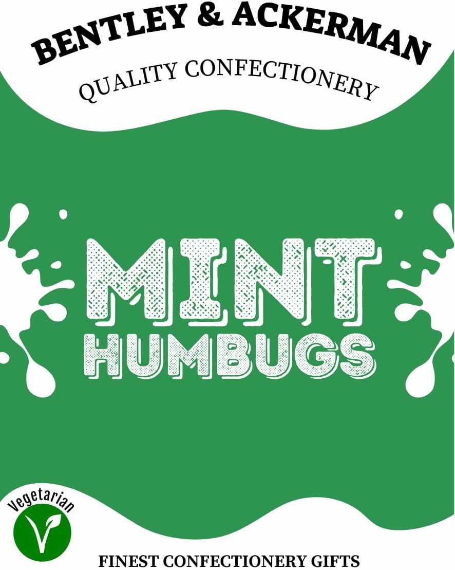 Mint Humbugs (400g) Original Toffee and Mint Flavoured Sweets in a