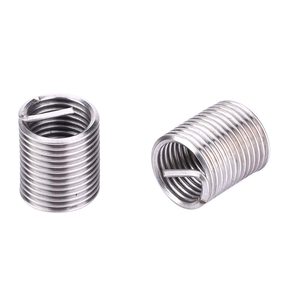 17 pezzi M12x1.5 Kit di attrezzi per la riparazione della filettatura, inserti filettati Kit di accessori per la riparazione Helicoil femmina