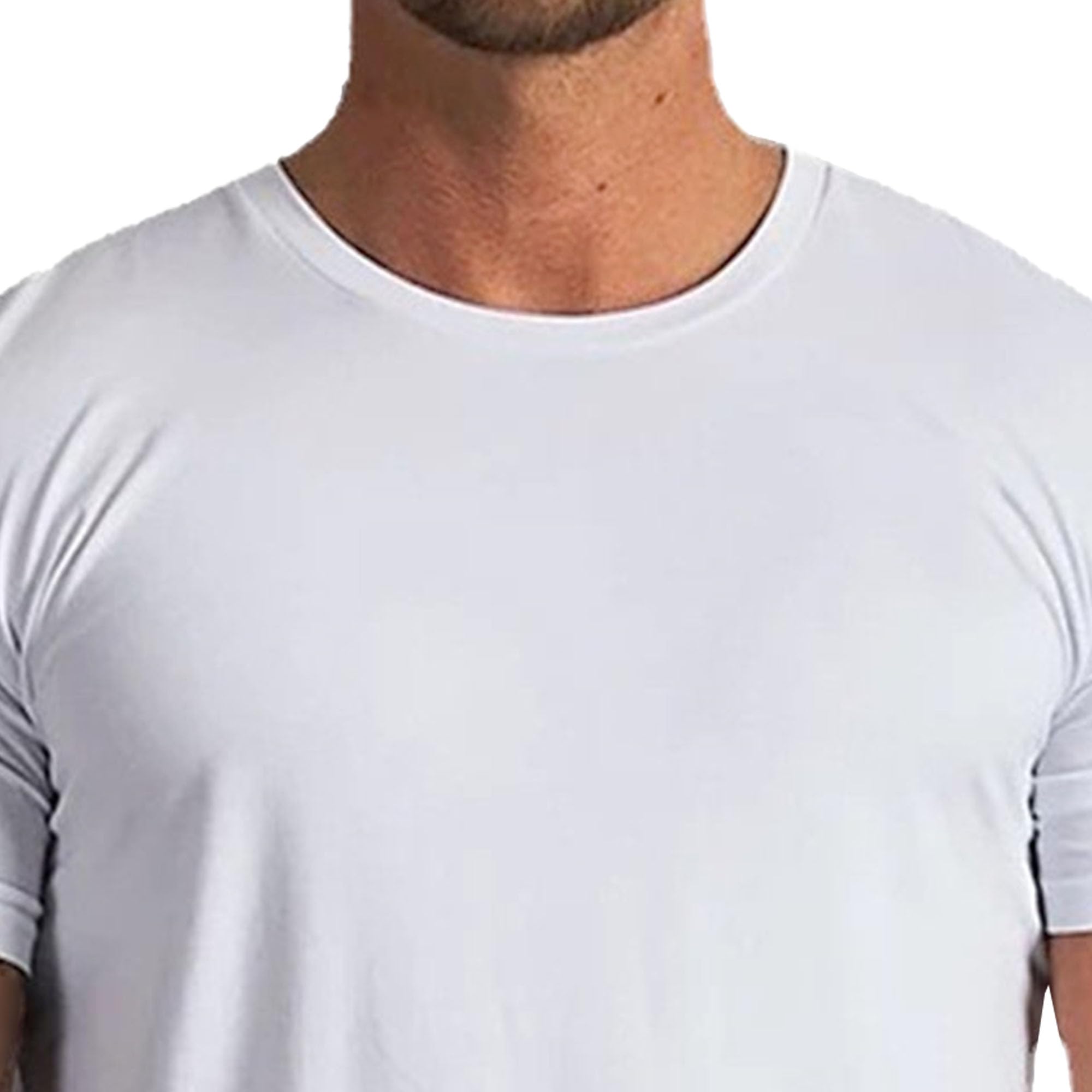 VgueElegc Men's Baggy Basic T-Shirt Gym Workout Athletic Shirt Tees Short Sleeve Crewneck Shirts for Men (White,XX-Large)