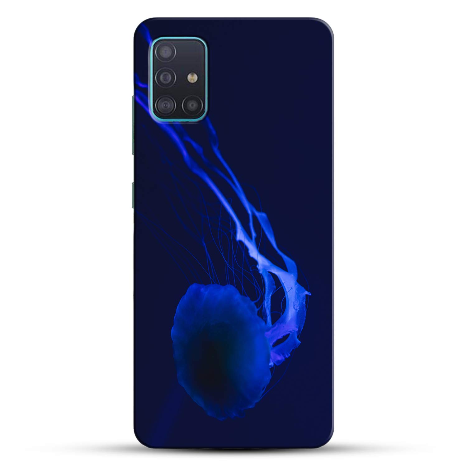 COLORflow Samsung A51 Back Cover Beautiful Jellyfish Blue Designer