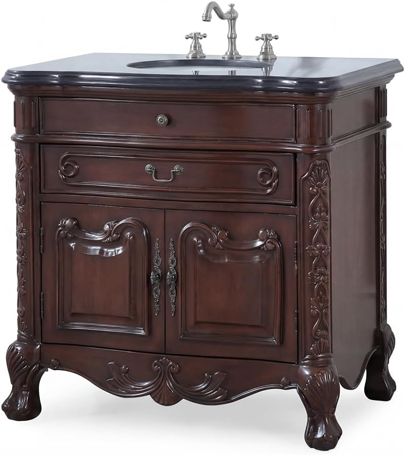 36” Benton Collection Spectacular All Wood Construction Madison Bathroom sink vanity Model S01GT36