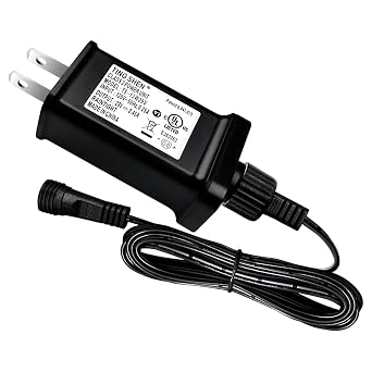 LED Transformer 29V 13W LED Power Supply Model TS-13W29V Replacement Parts IP44 US Plug Adapter, Seasonal-Use LED Driver for String Light, Christmas Tree Holiday Lighting