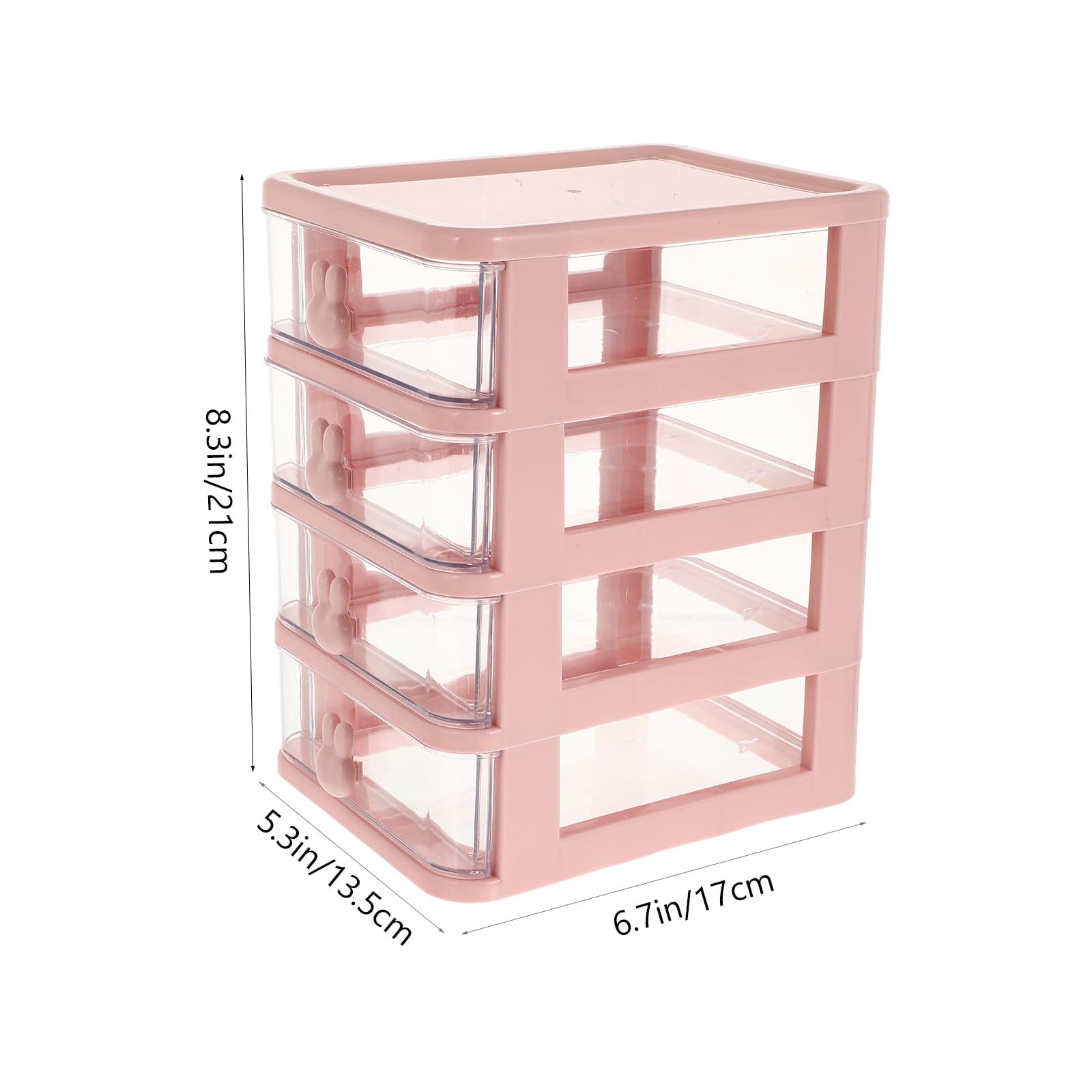 Organizer Da Scrivania Ciieeo - Scatola Con 4 Cassetti Per Trucchi, Cancelleria O Piccoli Oggetti