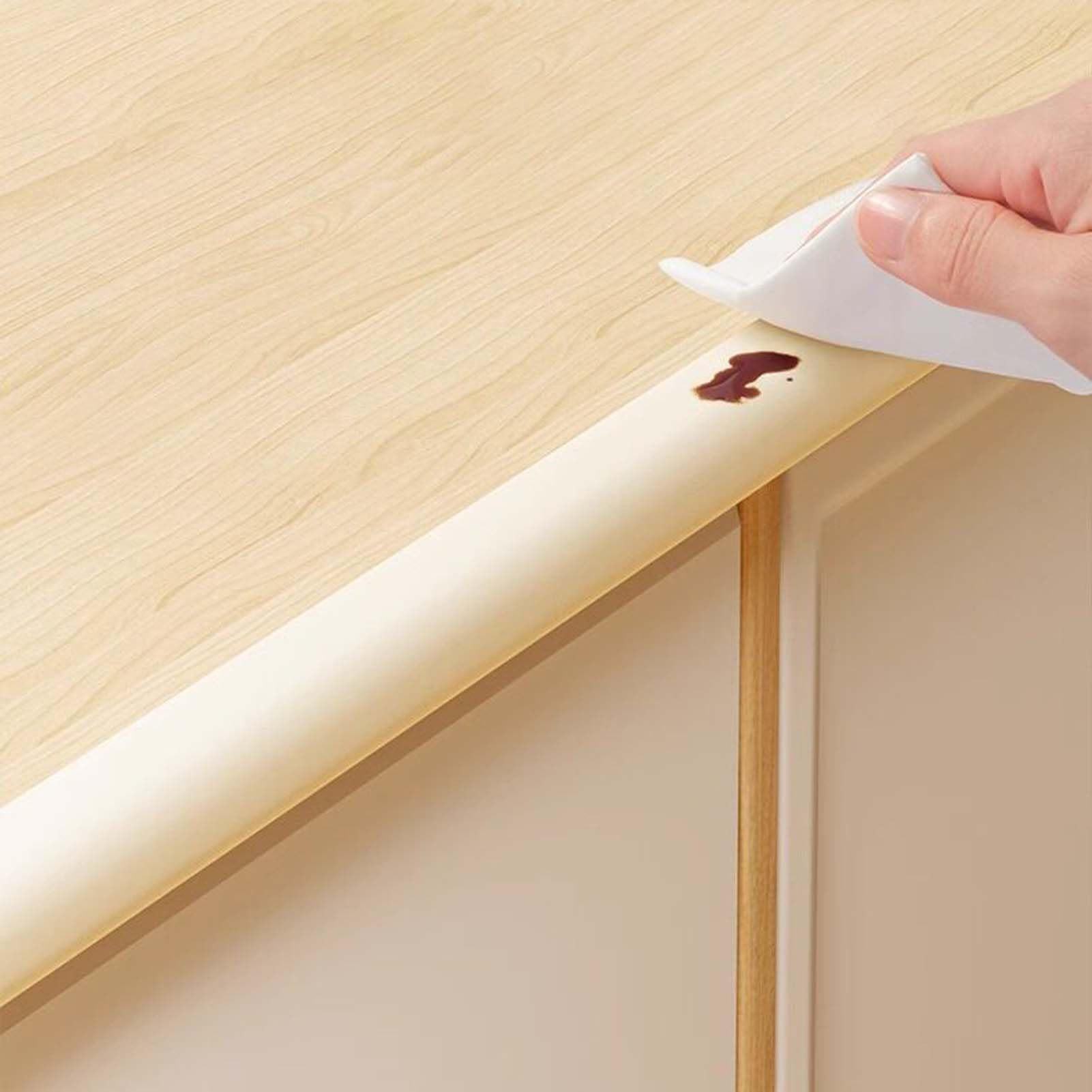 Parachoques para Muebles, Protector De Bordes Y Esquinas, Tira Antigolpes De Espuma, Protector De Mesas, Cinta De Doble Cara, Suave, Flexible, Elástica, Recortable