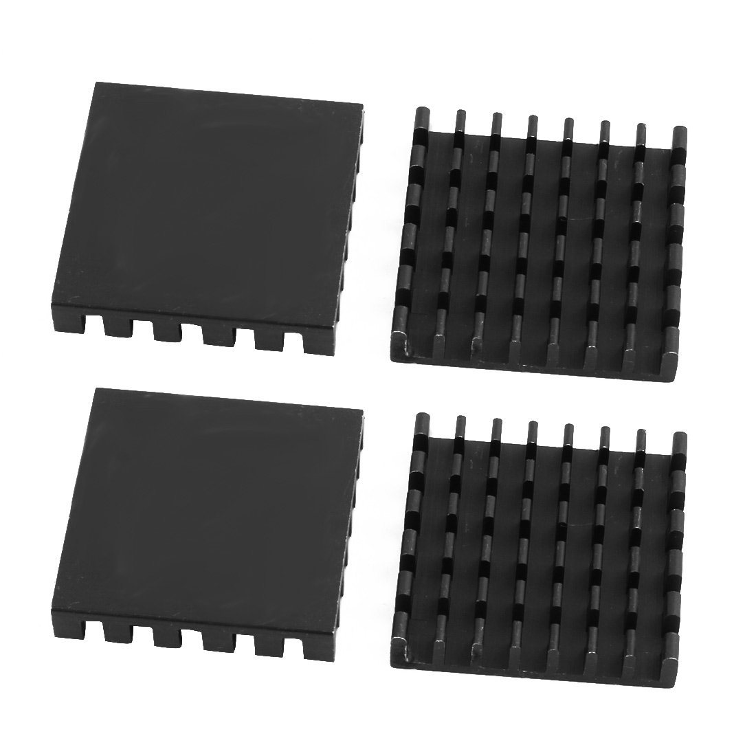 Aexit 8 Dissipatori In Alluminio 28x28x8mm Per Raffreddamento Componenti Elettronici – Colore Nero - 5
