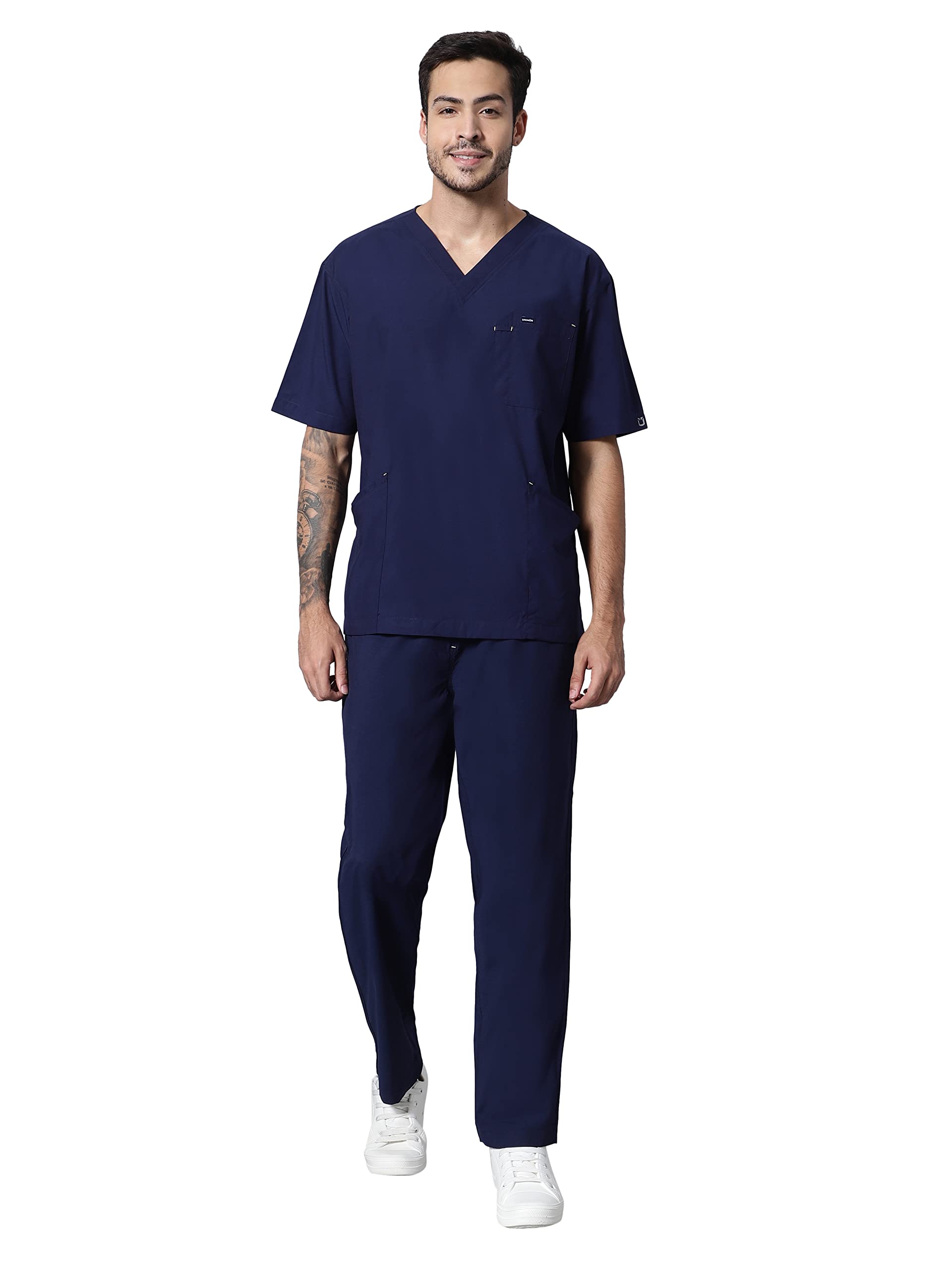 See full amazon price history chart for UNINUR Mens Excellent Eazy 7 Pocket Scrub Suit for Doctors,Nurse & Health Professional, Color-Navy Blue (Medium) UNINUR Mens Excellent Eazy 7 Pocket Scrub Suit for Doctors,Nurse & Health Professional, Color-Navy Blue (Medium) (B0C4BWP4RV) Amazon Price History, Amazon Price Tracker