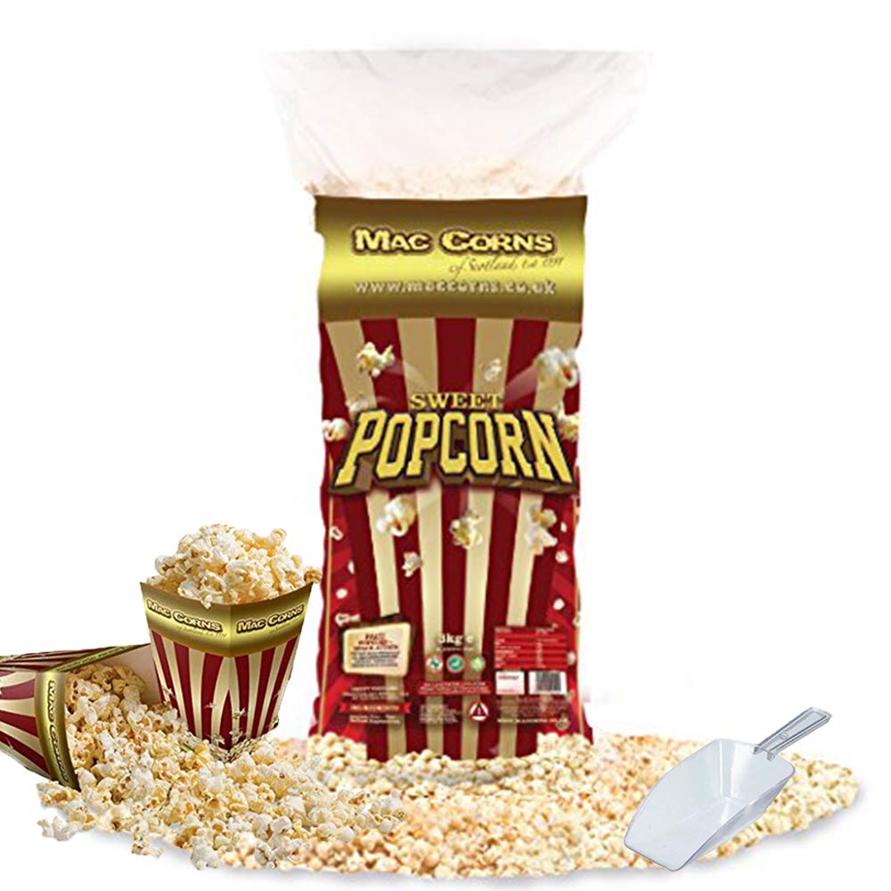 Sponsored Ad – Sweet Popcorn Bulk Sharing Pack Bundle - 3kg Bulk Pack Sweet Popcorn + 60 Cartons + 1 Scoop, Traditionally Popped - Ideal for Gathering, Events, Fund Raising - Allergen FREE !