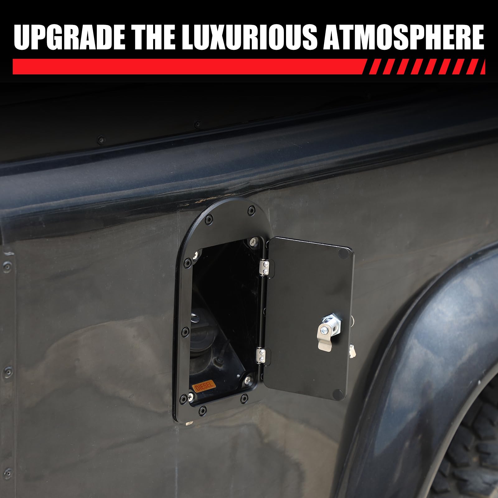 Bouchon De Réservoir à Clé Pour Land Rover Defender - Sécurité Renforcée - Compatible LR075664 / LR032977 - 8