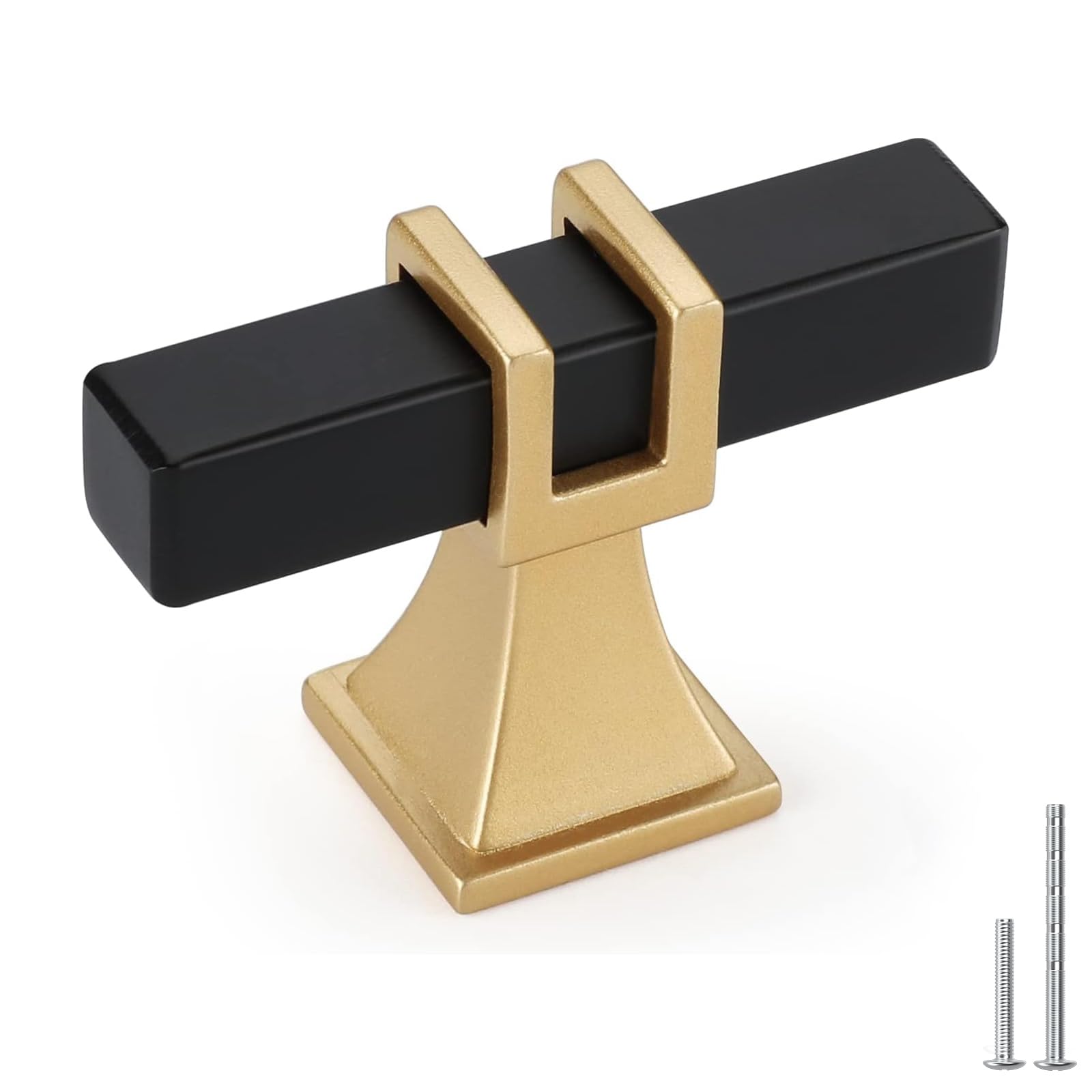 10 Pack 5 Inch Black and Gold Cabinet Pulls Kitchen Cabinet Handle — Amazon image 12